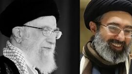 Ayatollah Ali Khamenei dan Mojtaba Khamenei